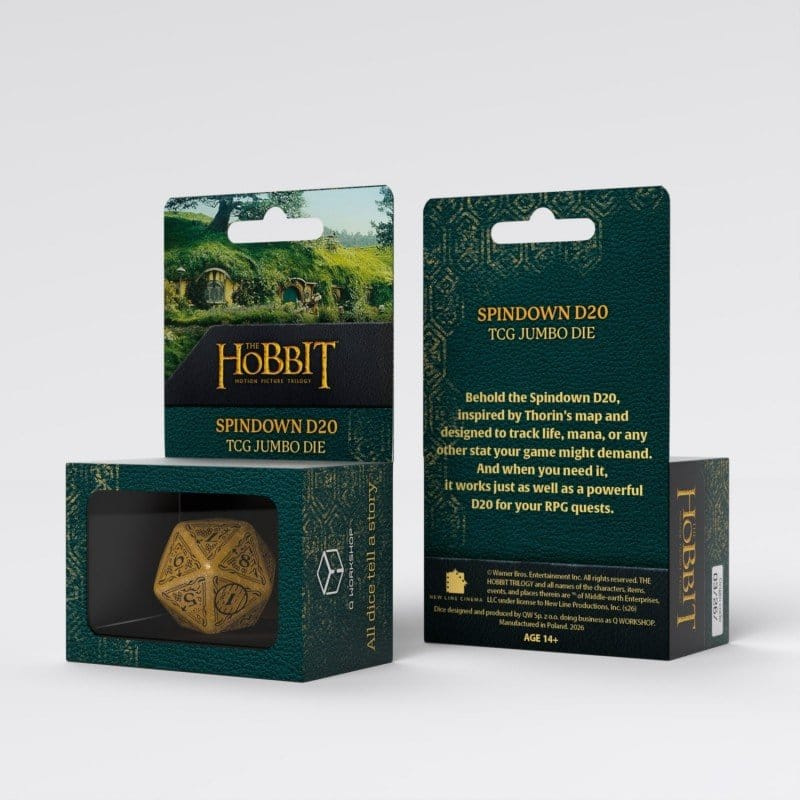The Hobbit Spindown Jumbo Die Solaris TCG D20 3