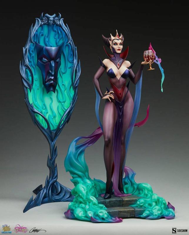 Fairytale Fantasies: Evil Queen Deluxe 44 cm Collection Statue - Sideshow Collectibles