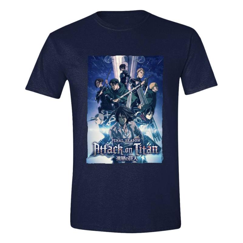 Attack On Titan T-Shirt Season Poster Size XL