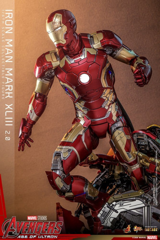 Avengers: Age of Ultron Movie Masterpiece Diecast Action Figure 1/6 Iron Man Mark XLIII (2.0) 32 cm 8