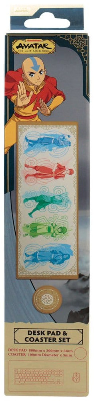 Avatar: The Last Airbender Desk Pad & Coaster Set Elements 3