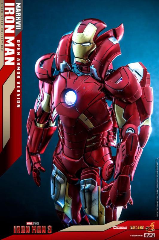 Iron Man 3 Diorama 1/6 Iron Man Mark VII (Open Armor Version) 32 cm