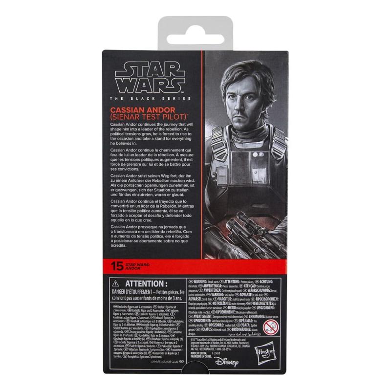 Star Wars: Andor Black Series Action Figure Cassian Andor (Sienar Test Pilot) 15 cm 2