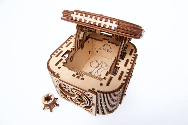 Ugears 3D Wooden Puzzle Treasure Box 12