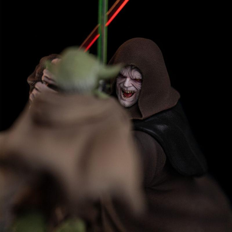 Star Wars Deluxe Art Scale Statue 1/10 Yoda vs Emperor Palpatine (CCXP Exclusive 2024) 31 cm 6