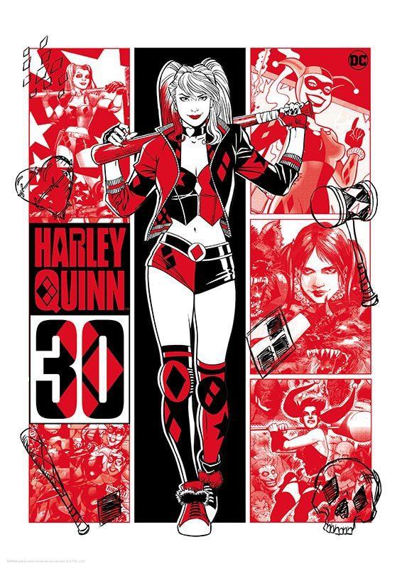 DC Comics: Harley Quinn 30th Anniversary Limited Edition 42 x 30 cm Art Print - FaNaTtik