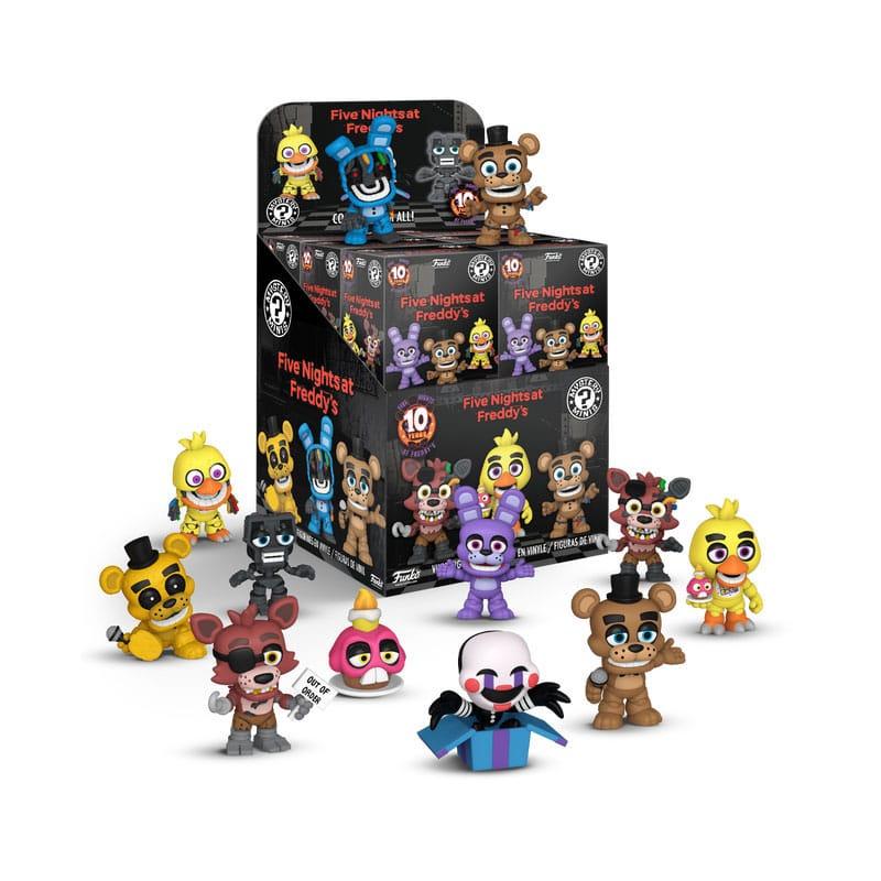 Five Night's at Freddy Mini Figures FNAF (10y Anniversary) 5 cm Display (12)