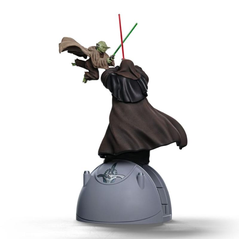 Star Wars Deluxe Art Scale Statue 1/10 Yoda vs Emperor Palpatine (CCXP Exclusive 2024) 31 cm 13