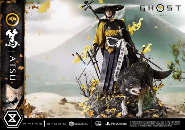 Ghost of Yotei Real Elite Masterline Statue 1/4 Atsu 59 cm 2
