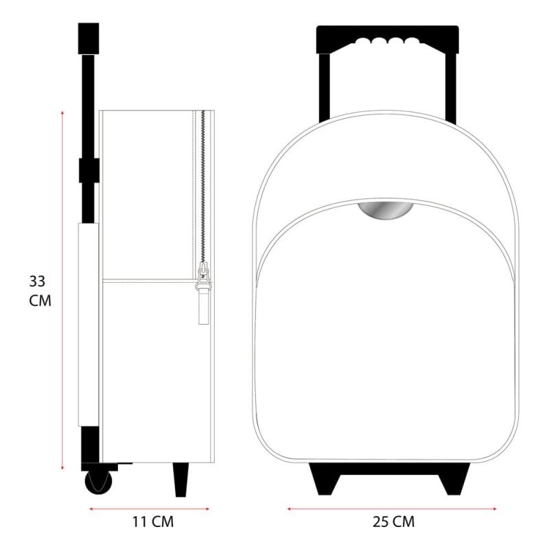 Bluey Trolley Backpack Jump into Fun 33 cm 4