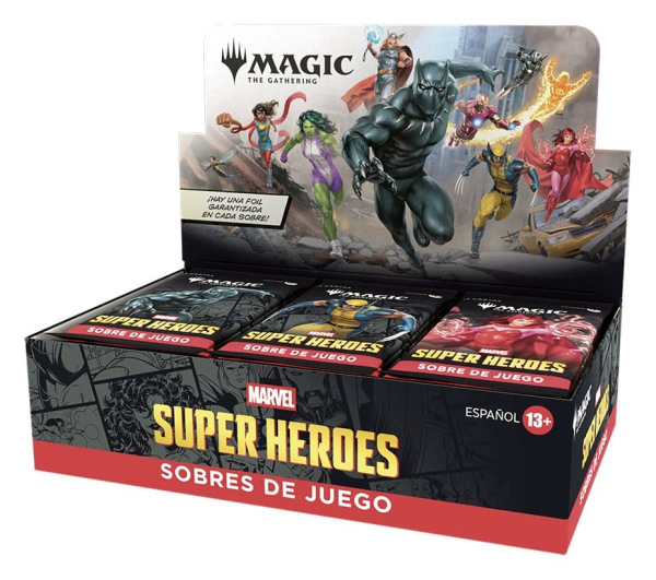 Magic the Gathering Marvel Super Heroes Play Booster Display (30) spanish