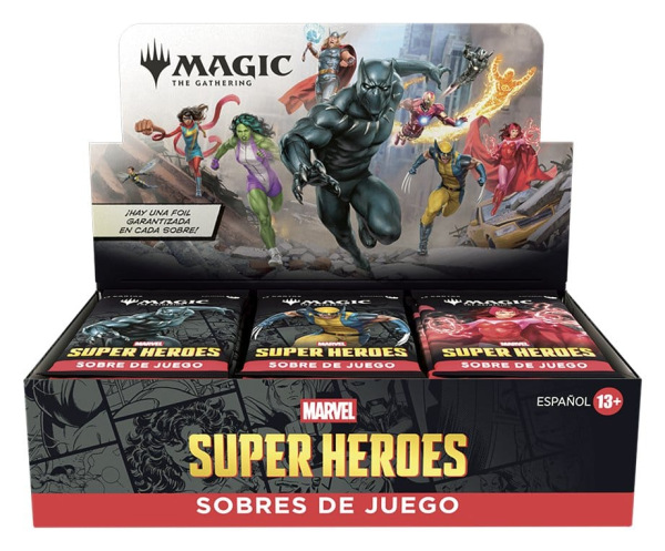 Magic the Gathering Marvel Super Heroes Play Booster Display (30) spanish 11