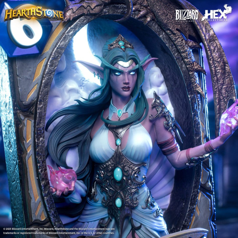 Hearthstone 3D Art Frame Statue Tyrande Whisperwind 31 cm 4