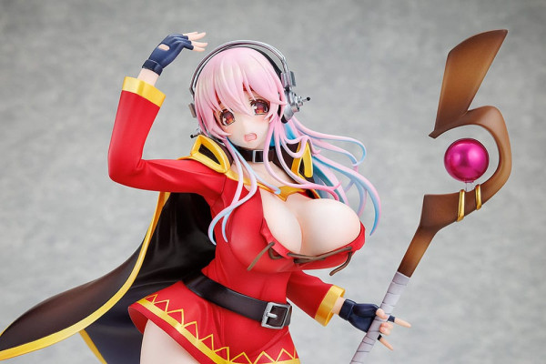 Super Sonico x Konosuba PVC Statue 1/7 Super Sonico Megumin collaboration Ver. 25 cm 11