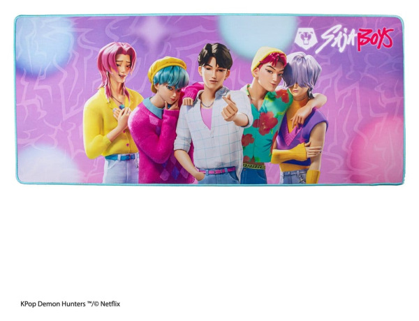KPop Demon Hunters Desk Mat Saja Boys XL