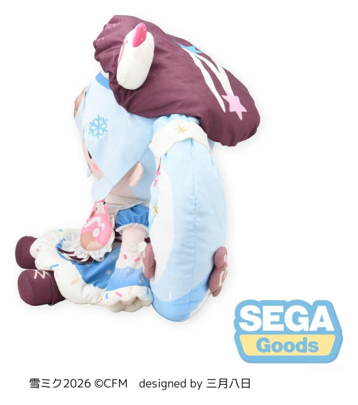 Character Vocal Series 01: Hatsune Miku Fuwa Petit Plush Figure Snow Miku 2026 Dodeka Jumbo 50 cm 1