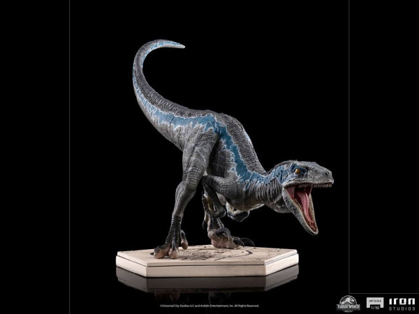 Jurassic World Fallen Kingdom Art Scale Statue 1/10 Blue 19 cm 3