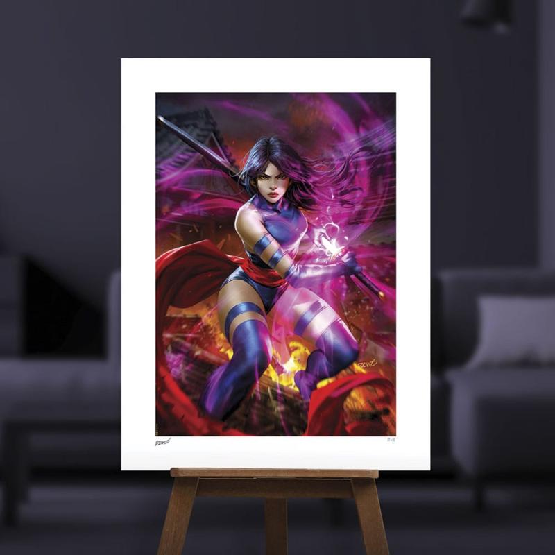 Marvel: Psylocke 46 x 61 cm Art Print - Sideshow Collectibles