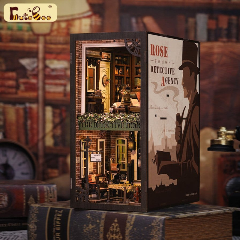 Book Nook Rose Detective Agency 23 x 11 cm 13