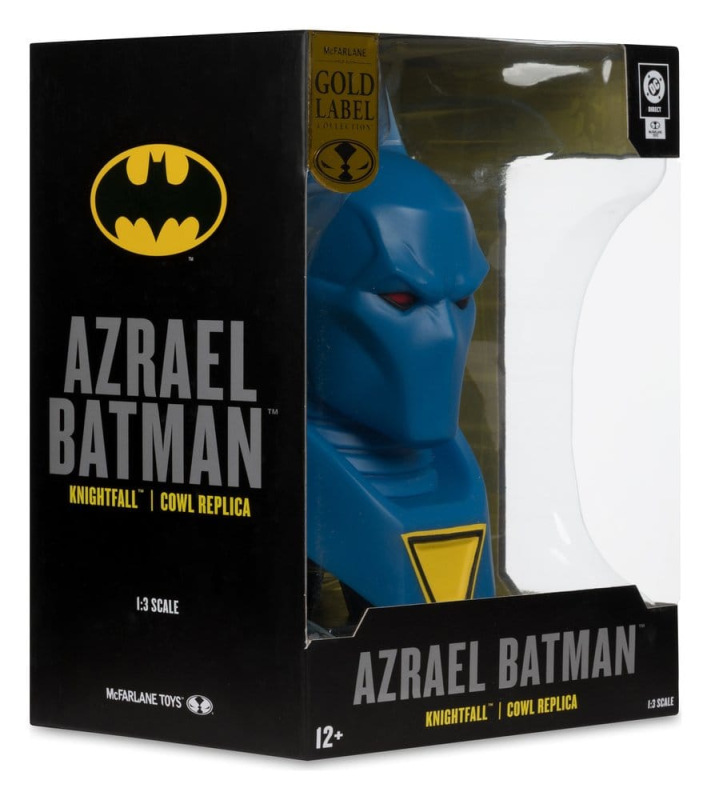 Batman DC Direct Mini-Replica 1/3 Azrael Batman Mask (Batman: Knightfall) (Gold Label Collection) 18 7