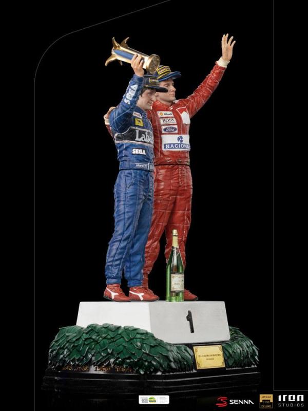 Ayrton Senna Deluxe Art Scale Statue 1/10 Alain Prost & Ayrton Senna (The Last Podium 1993