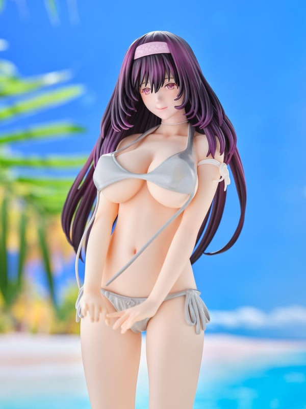 Original Model Statue 1/5 Tomoe Sakura Swimsuit Black Hair Wholesome Ver. Illustration by Toshi Tsut 4