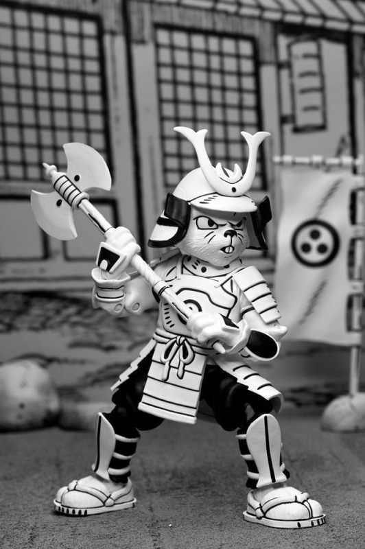 Usagi Yojimbo Action Figure Samurai Usagi Yojimbo (Black & White) 18 cm 7