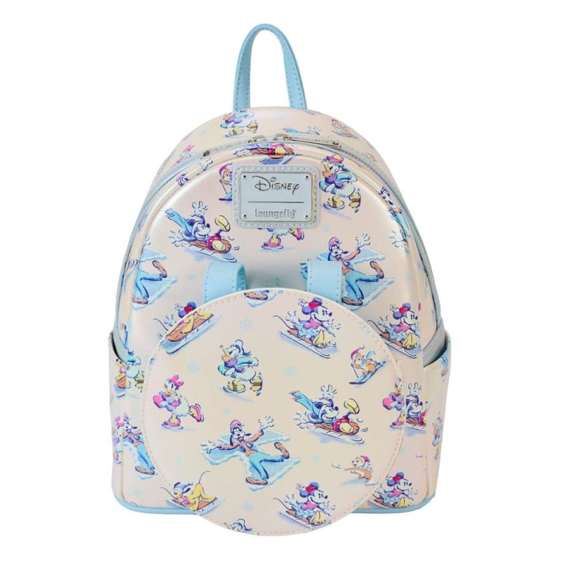 Disney by Loungefly Backpack & Headband Set Mickey & Friends Winter Wonderland AOP 3