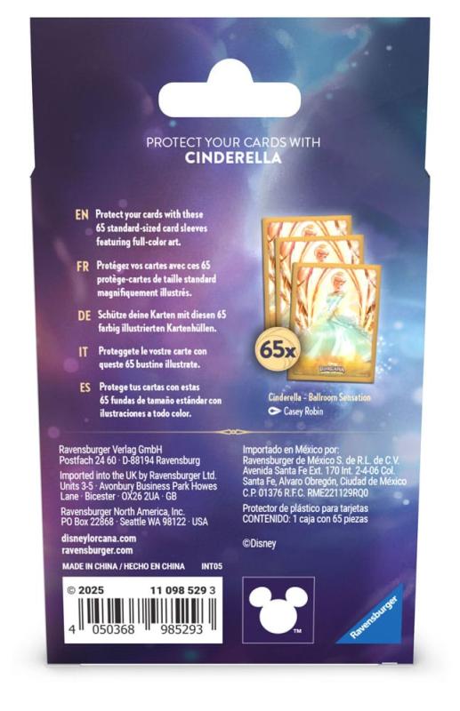 Disney Lorcana TCG Card Sleeves Cinderella (65) 2