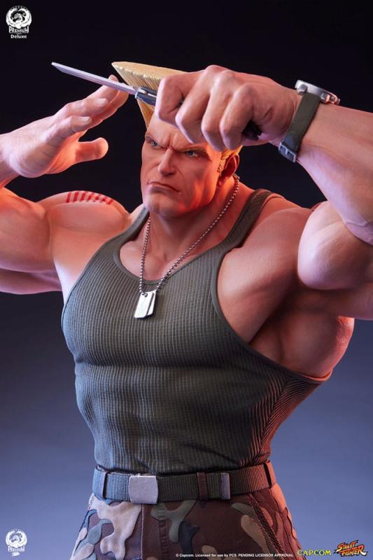 Street Fighter 6 PVC Statue 1/4 Guile Deluxe Edition 50 cm 2