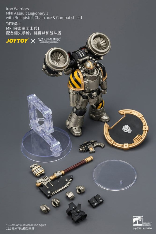 Warhammer The Horus Heresy Action Figure Iron Warriors MkII Assault Legionary 1 12 cm 8