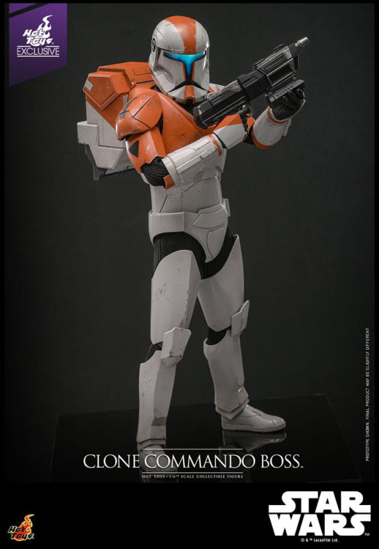 Star Wars: The Clone Wars Action Figure 1/6 Clone Commando Boss Hot Toys Exclusive 30 cm 4