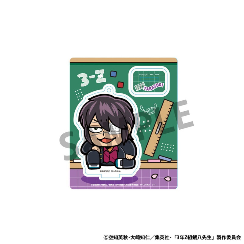 Gintama Acrylic Figure 3-Z Ginpachi Sensei x Okawabukubu the Youth 6 cm Display (8) 7