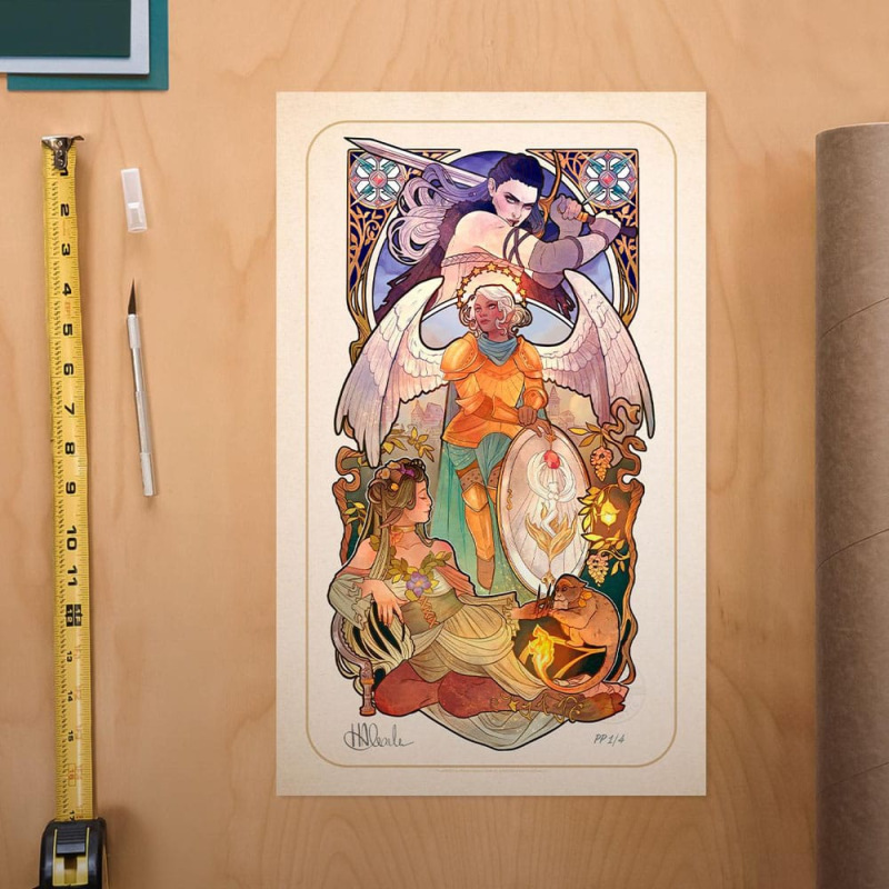 Critical Role Art Print Ashley Johnson: 10th Anniversary Art Nouveau Illustrations 46 x 28 cm - unfr 1