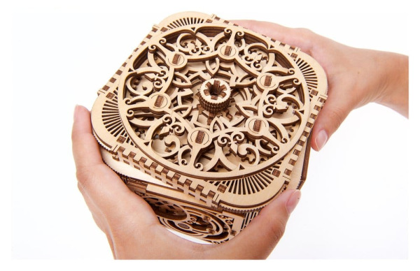 Ugears 3D Wooden Puzzle Treasure Box 10