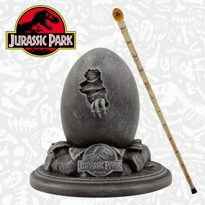 Jurassic Park: 30th Anniversary Egg & John Hammond Cane Set 12 cm Replica - FaNaTtik