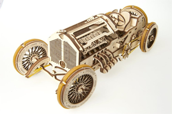 Ugears 3D Wooden Puzzle U-9 Grand Prix Car 9