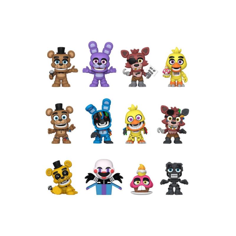 Five Night's at Freddy Mini Figures FNAF (10y Anniversary) 5 cm Display (12) 1