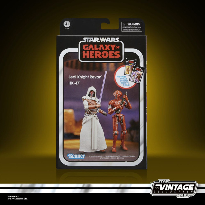 Star Wars: Galaxy of Heroes Vintage Collection Action Figure 2-Pack Jedi Knight Revan & HK-47 10 cm 1