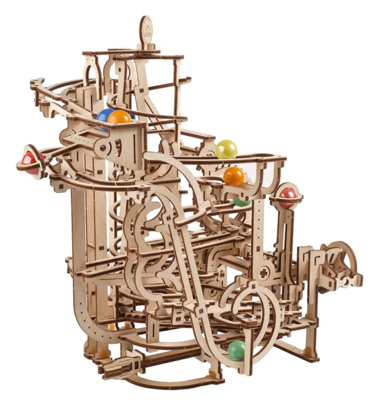 Ugears 3D Wooden Puzzle Marble Run Spiral Hoist 3