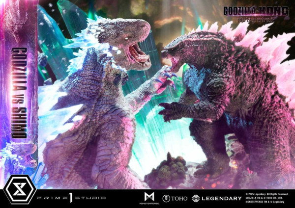 Godzilla x Kong: The New Empire Ultimate Diorama Masterline Series Statue Godzilla vs Shimo Bonus Ve 11