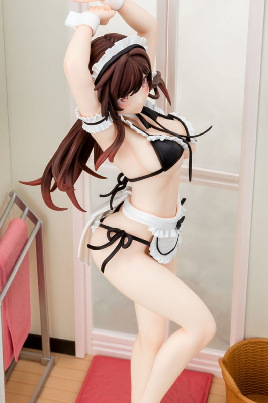 Rent-A-Girlfriend PVC Statue 1/6 Chizuru Mizuhara Maid Bikini ni Okigae 30 cm 1