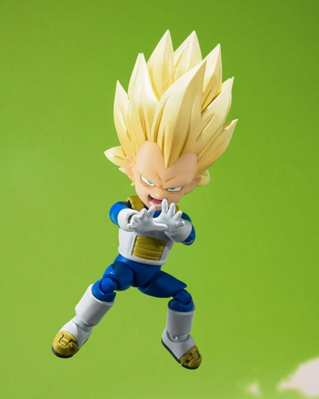 Dragon Ball S.H.Figuarts Action Figure Super Saiyan 3 Vegeta (mini) Daima 8 cm 6