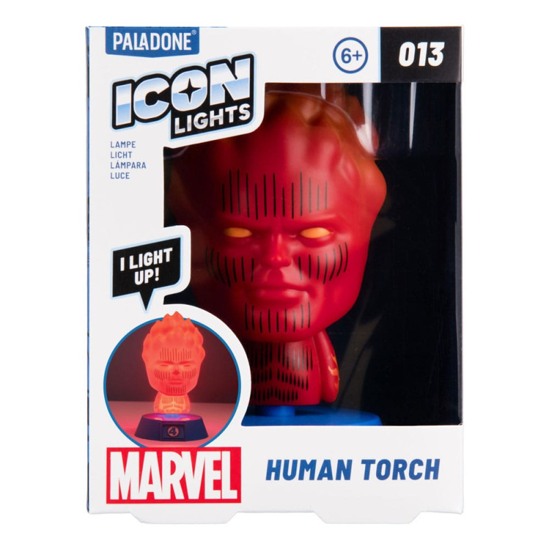 Fantastic Four Icons Light Human Torch 11 cm 4