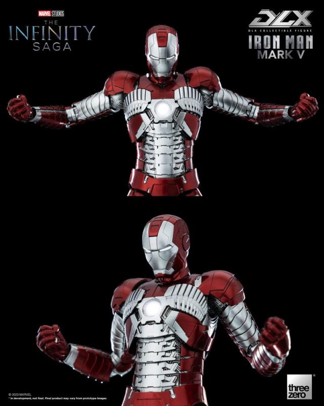 Infinity Saga: Iron Man Mark 5 1/12 DLX Action Figure - ThreeZero