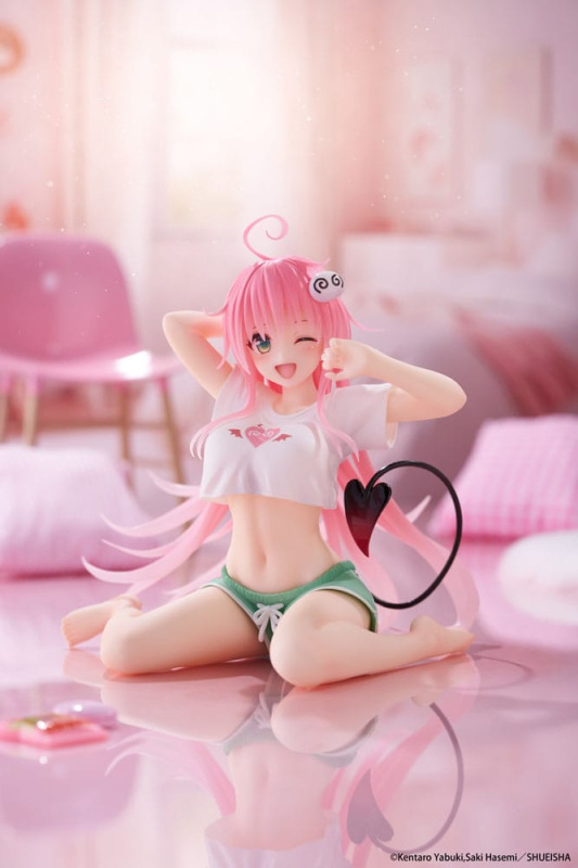 To Love-Ru Darkness PVC Statue Desktop Cute Figure Lala Roomwear Ver. 13 cm 9