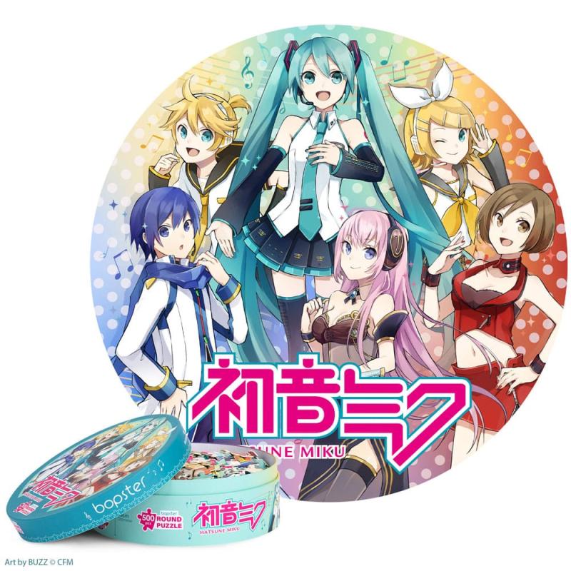 Hatsune Miku Jigsaw Puzzle Round 500 pieces 1