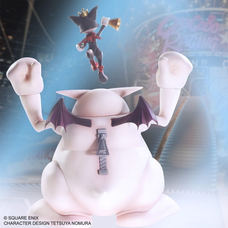 Final Fantasy VII Bring Arts Action Figure Set Cait Sith & Fat Moogle 5