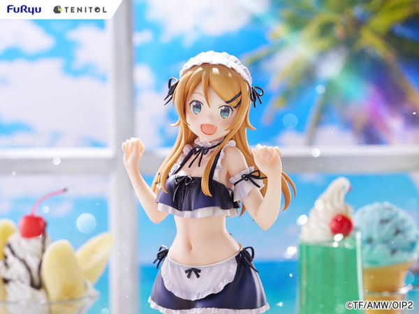 Ore no Imouto ga Konna ni Kawaii Wake ga Nai. Tenitol Tall PVC Statue Kousaka Kirino swimsuits maid 10