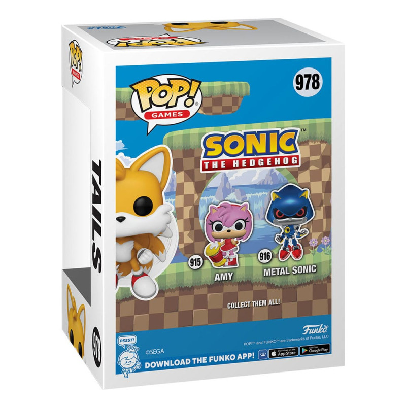 Sonic The Hedgehog POP! Games Vinyl Figures Tails(Flying)(FL) w/CH 9 cm Assortment (6) 4